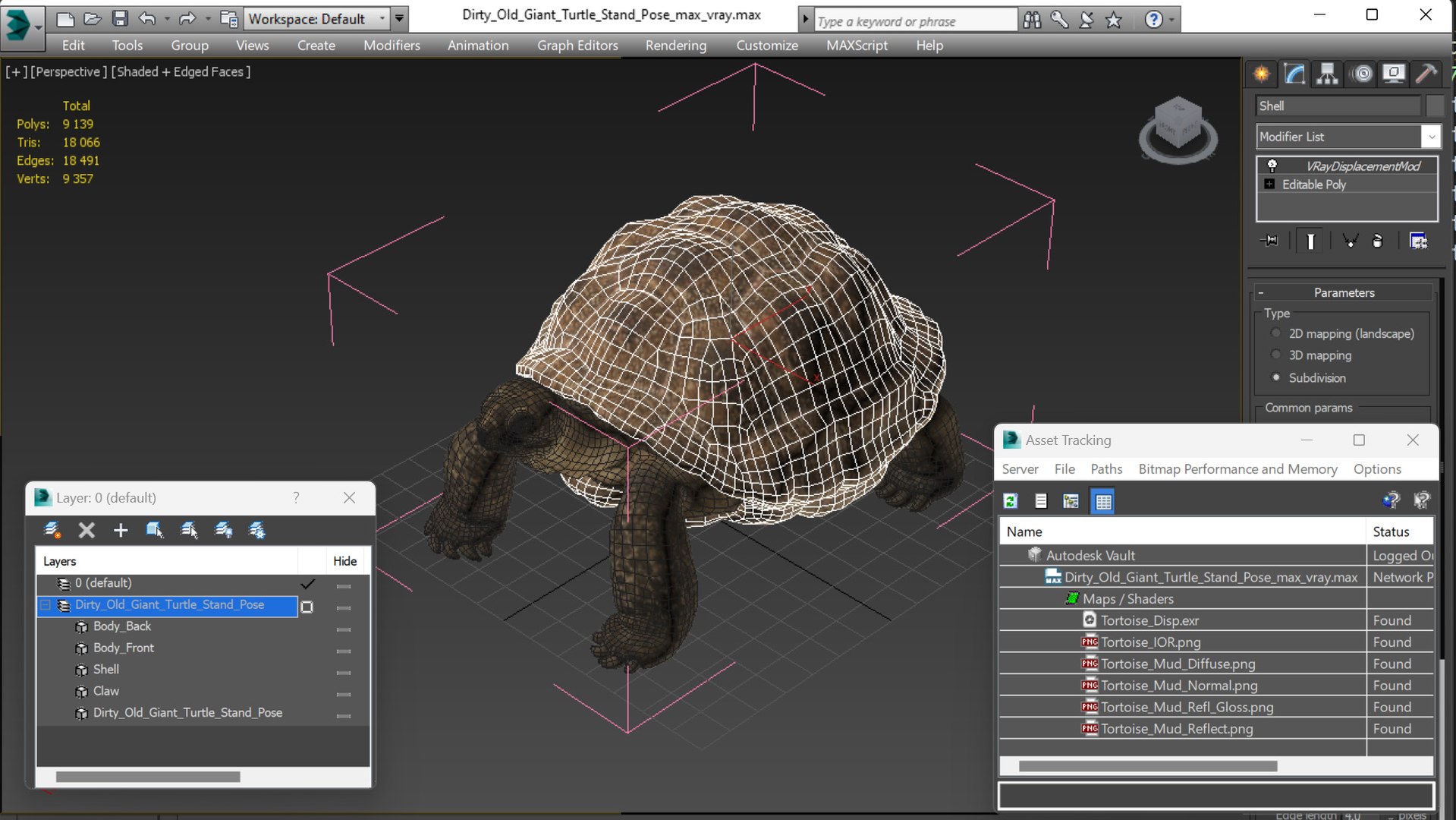 Dirty Old Giant Turtle Stand Pose model https://p.turbosquid.com/ts-thumb/hk/noW5Gx/tP/dirtyoldgiantturtlestandpose3dmodel021/jpg/1692427533/1920x1080/fit_q87/19d91aa3d059ab9beb6b2b2b9a639f401bea19ee/dirtyoldgiantturtlestandpose3dmodel021.jpg