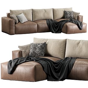 room108 leather sofa elise 3D