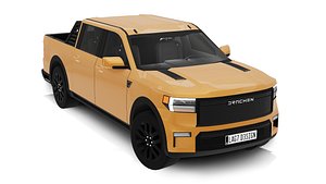 3D Generic Pickup Truck