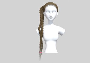 Long Ponytail Hairstyle model