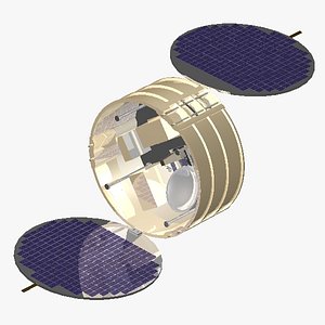 orbiting satellite space cob