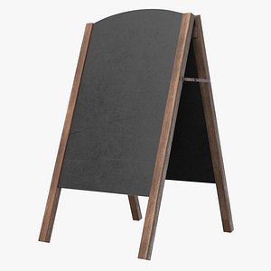 Menu Chalk Board 01v PBR