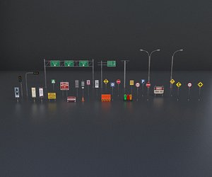 street element architectural 3D model