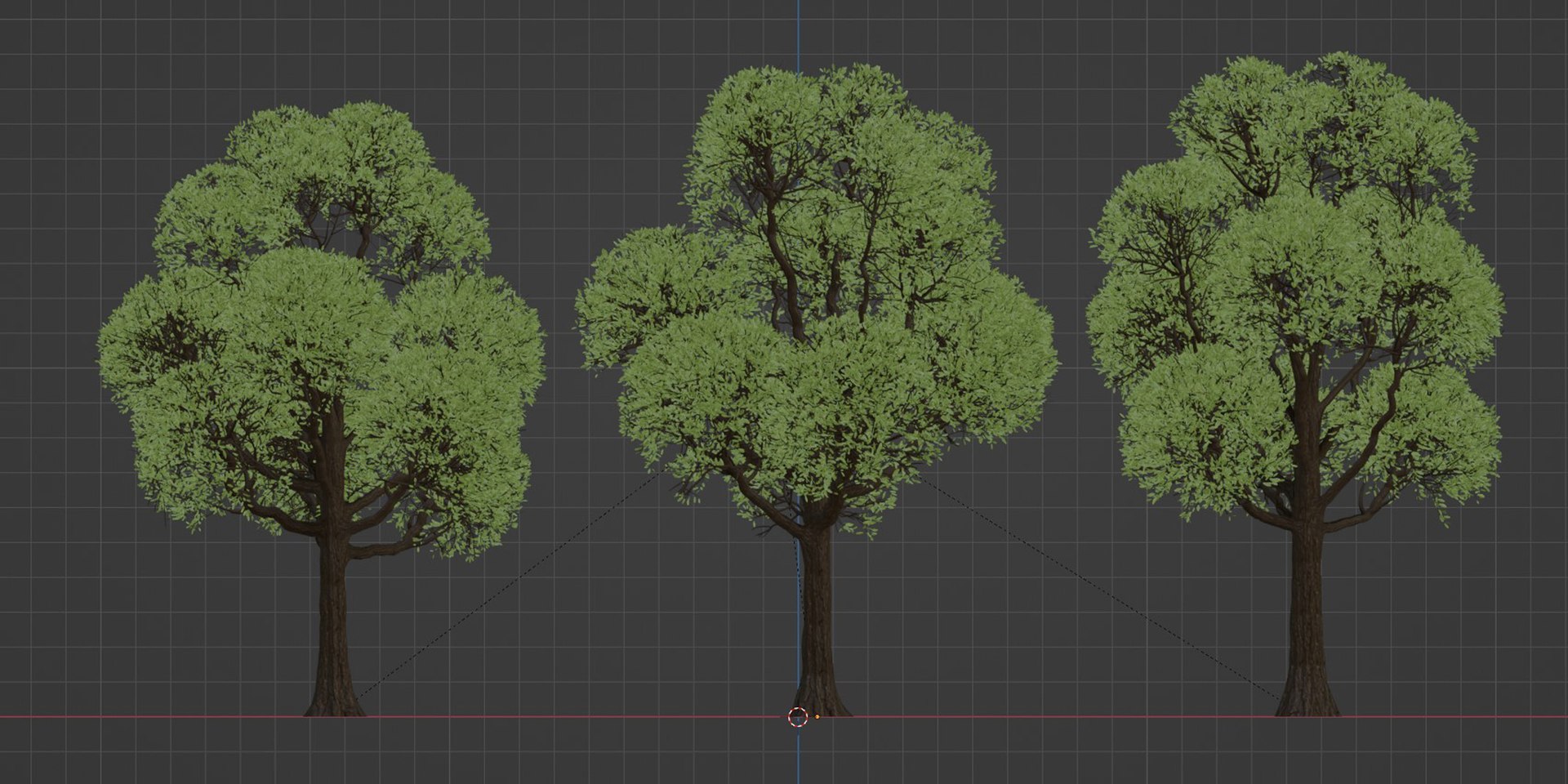 3D Model Outdoor Trees Collection Vol 93-Blender - TurboSquid 2133036