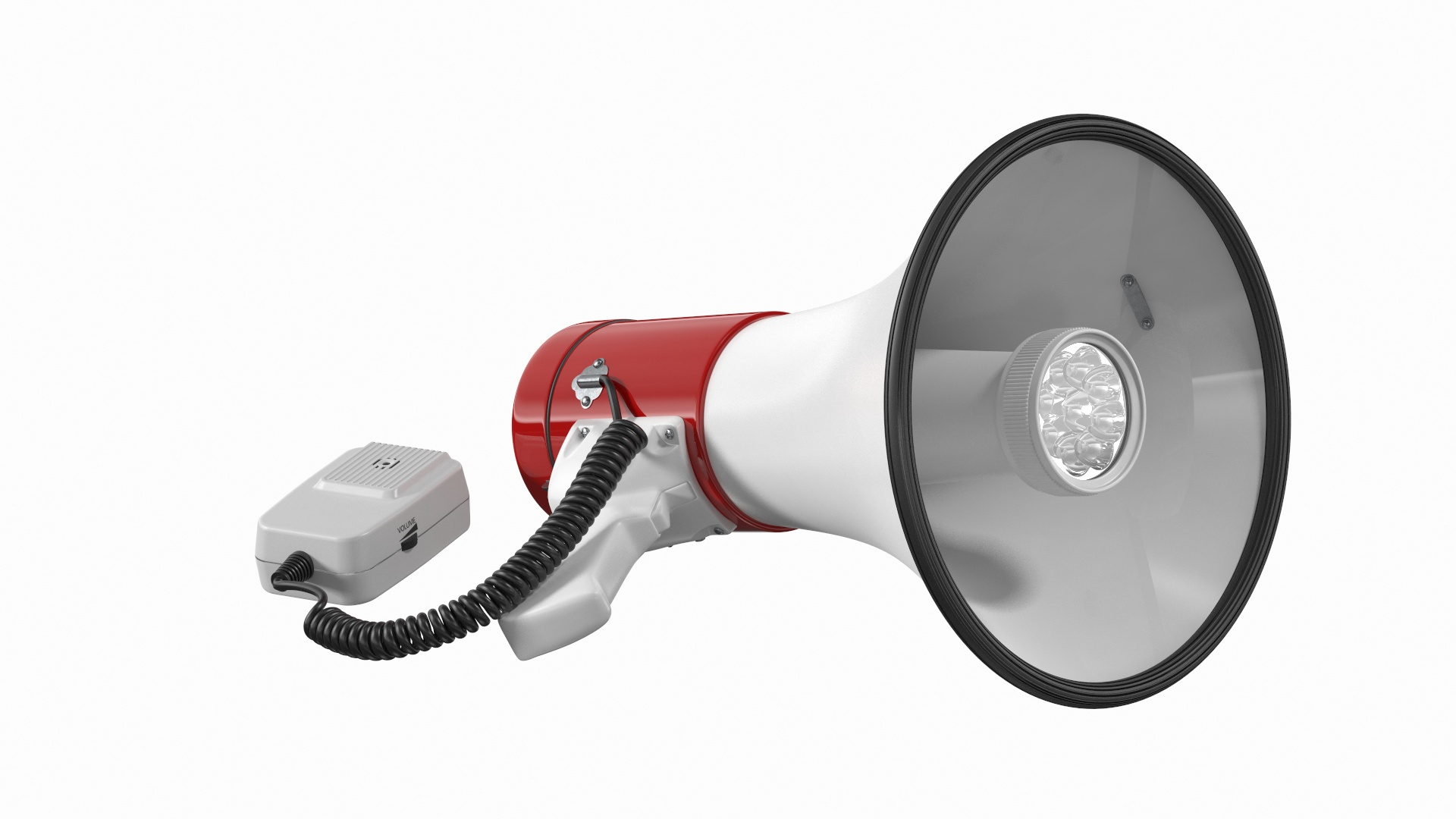 3D Model Megaphone Speaker Led Flashlight - TurboSquid 1641015