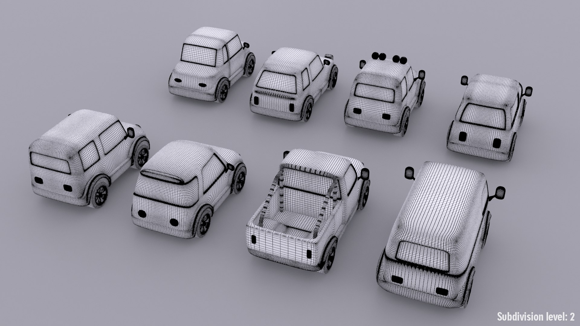 Cartoon Toy Set Model - TurboSquid 1460420