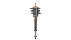 Spiked Mace 3D model