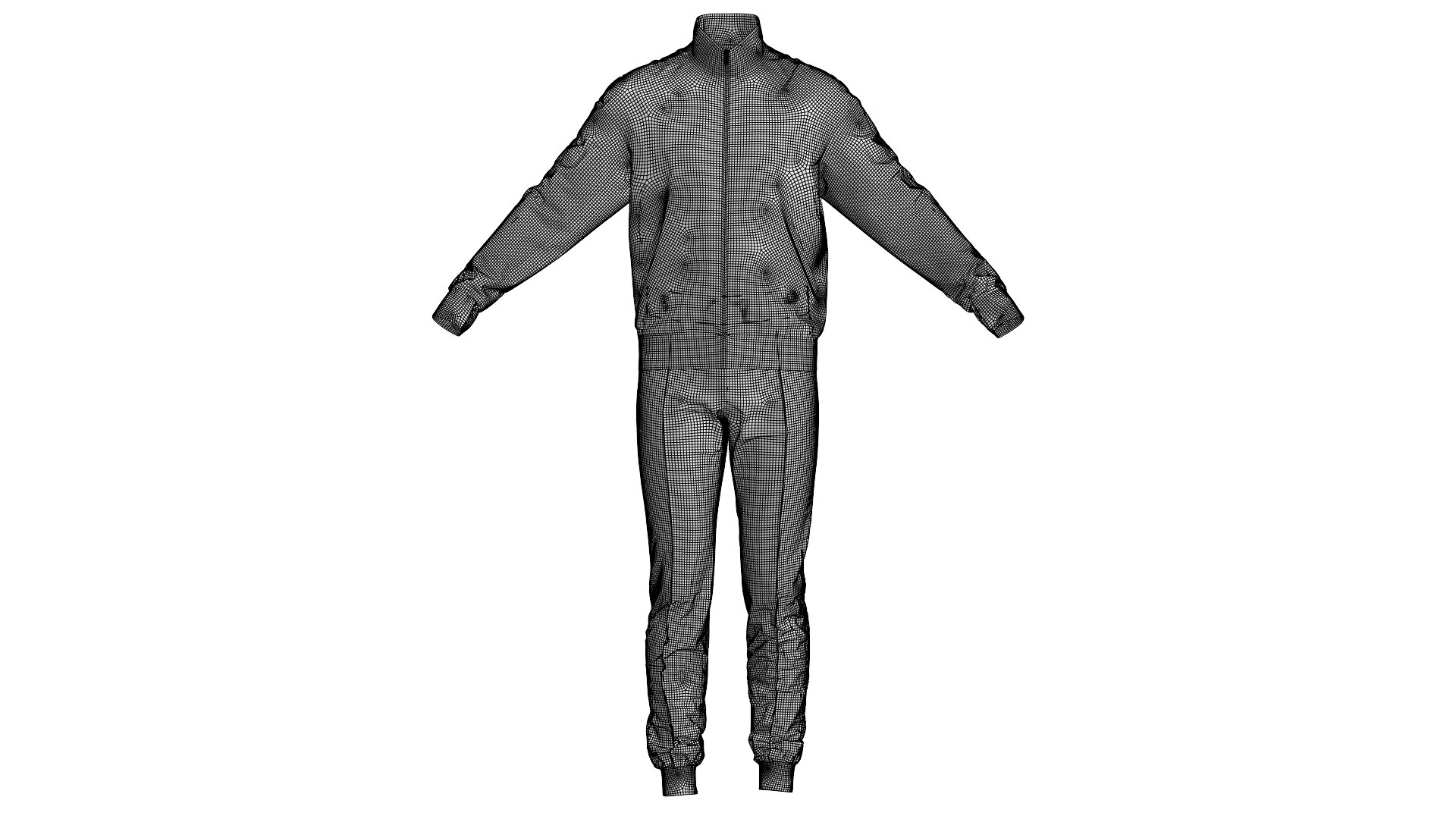 3D Model Mens - Training Outfit - TurboSquid 2346262