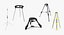 3D Tripod Stands Collection 3