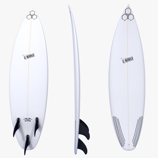 3D Surfboard Al Merrick model - TurboSquid 1780326