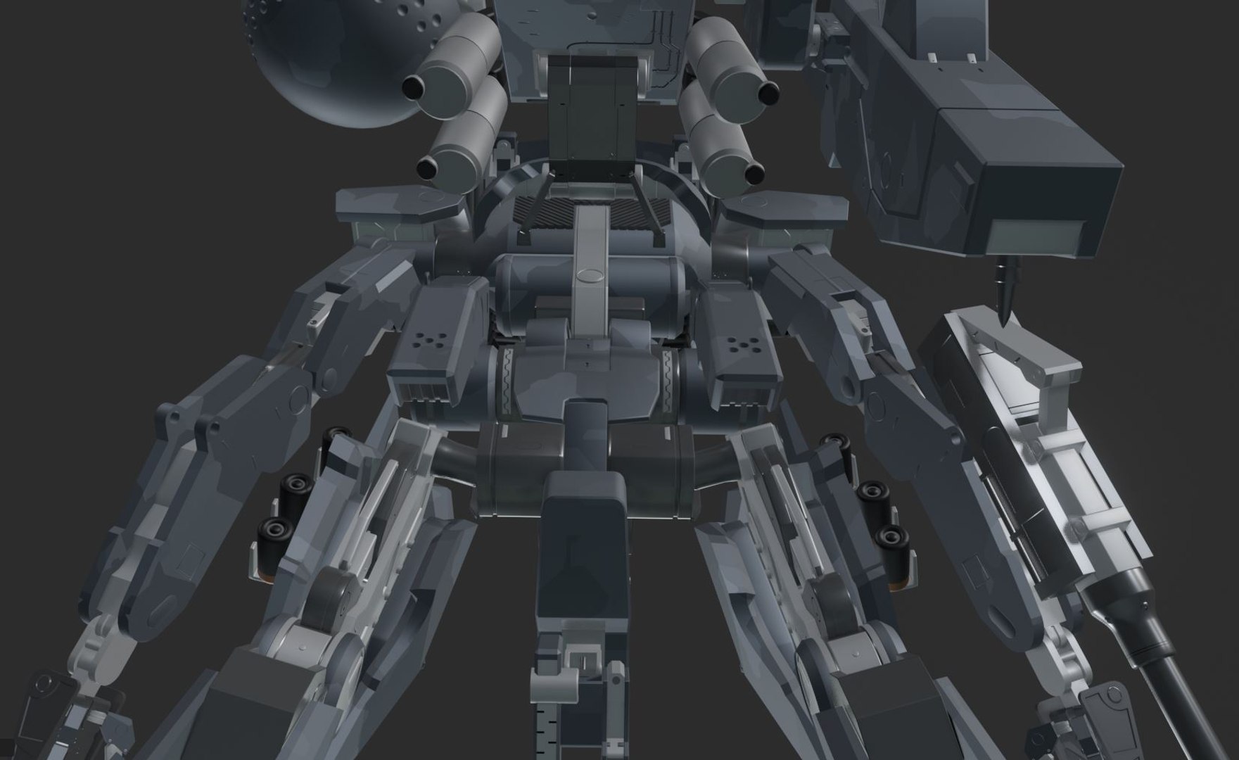 Blender Metal Gear Sahelanthropus Model TurboSquid 1610940