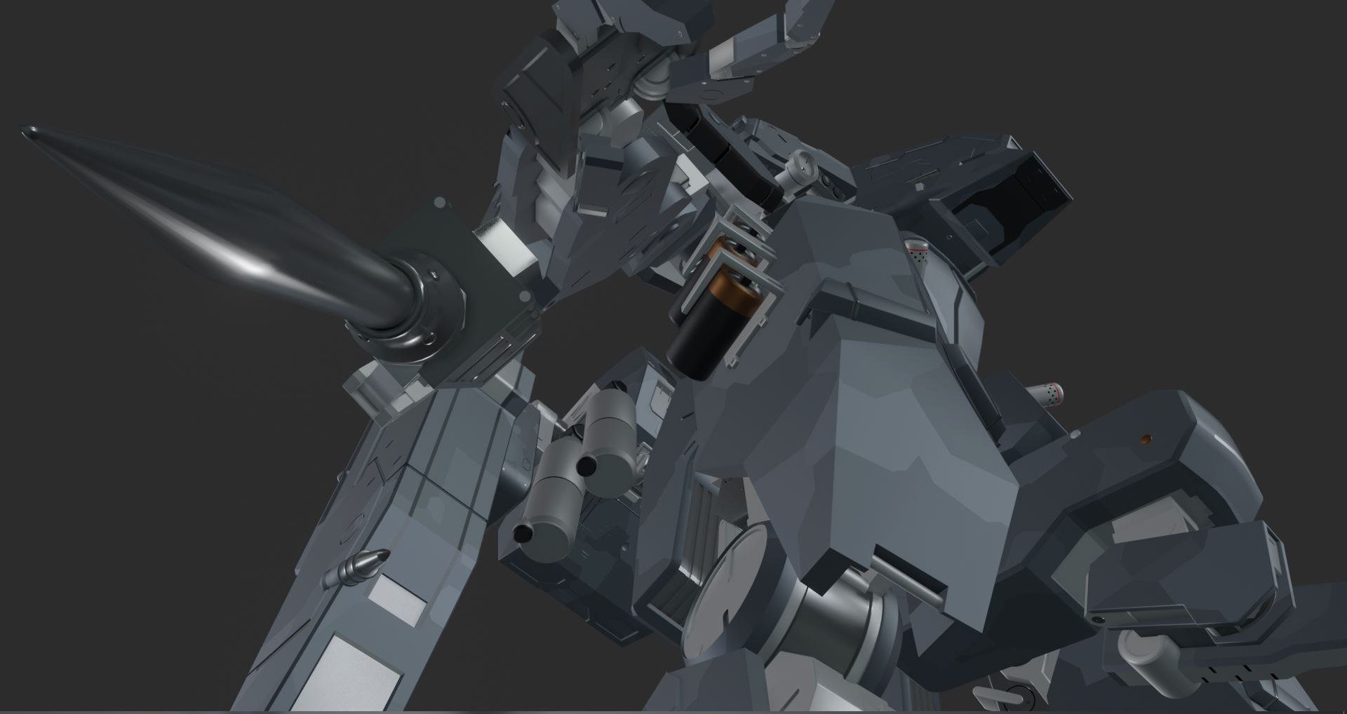 Blender Metal Gear Sahelanthropus Model TurboSquid 1610940