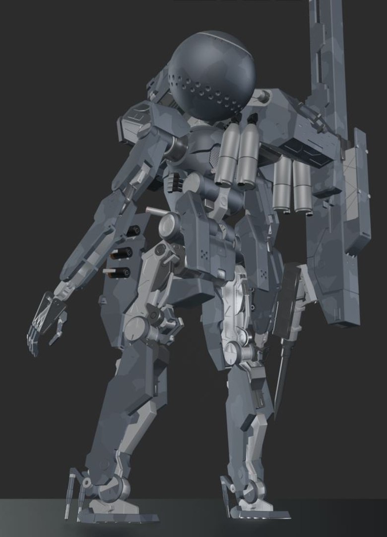 Blender Metal Gear Sahelanthropus Model TurboSquid 1610940
