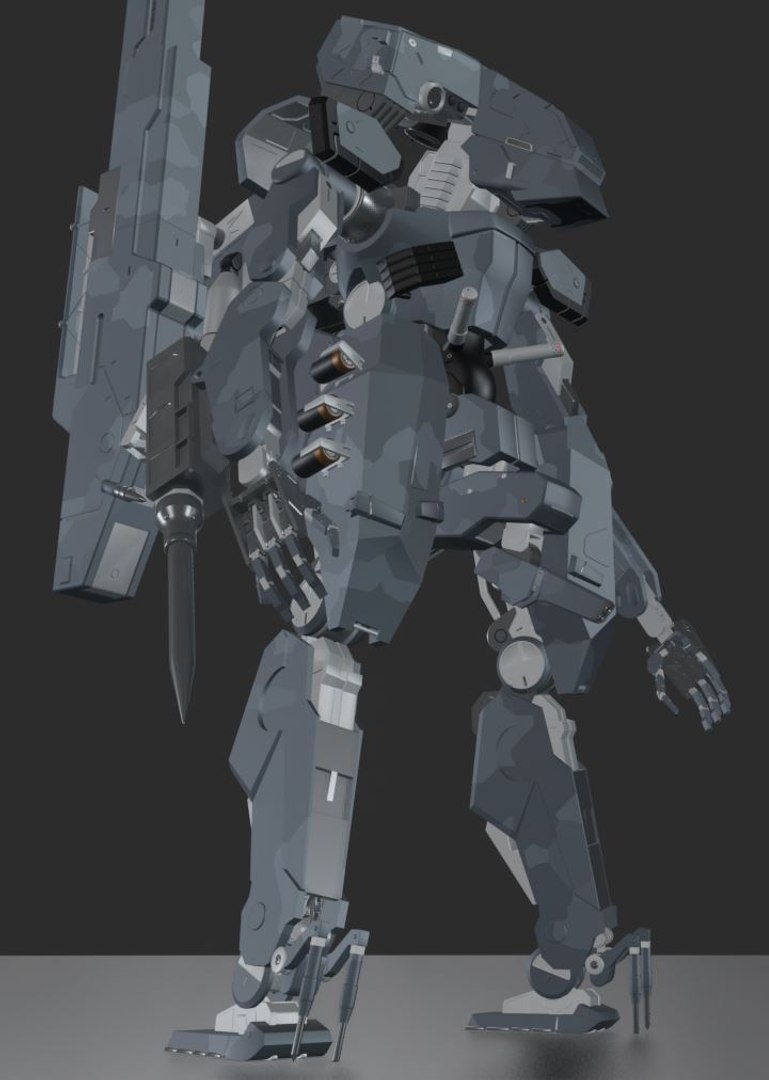 Blender Metal Gear Sahelanthropus Model TurboSquid 1610940