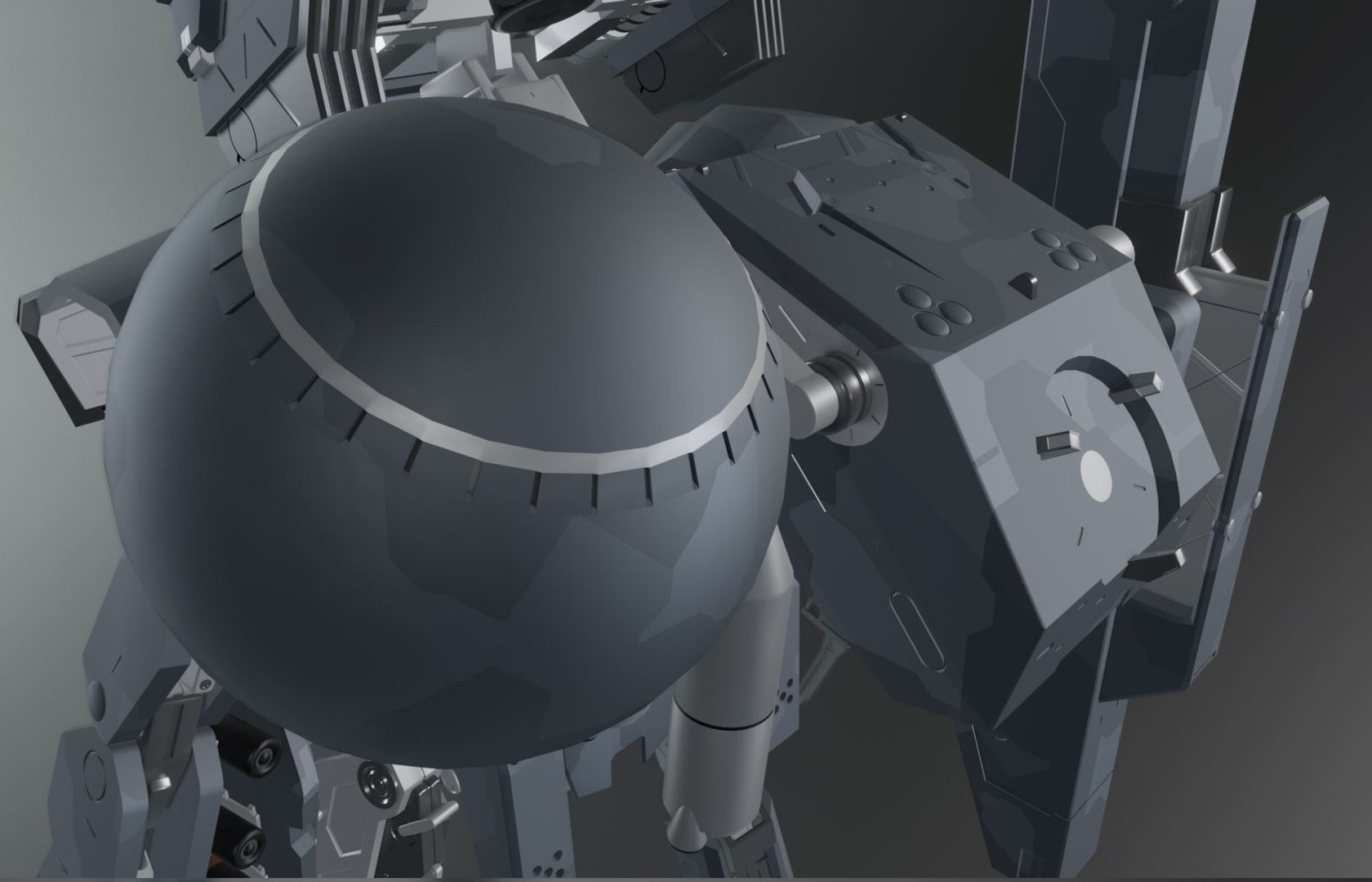 Blender Metal Gear Sahelanthropus Model TurboSquid 1610940