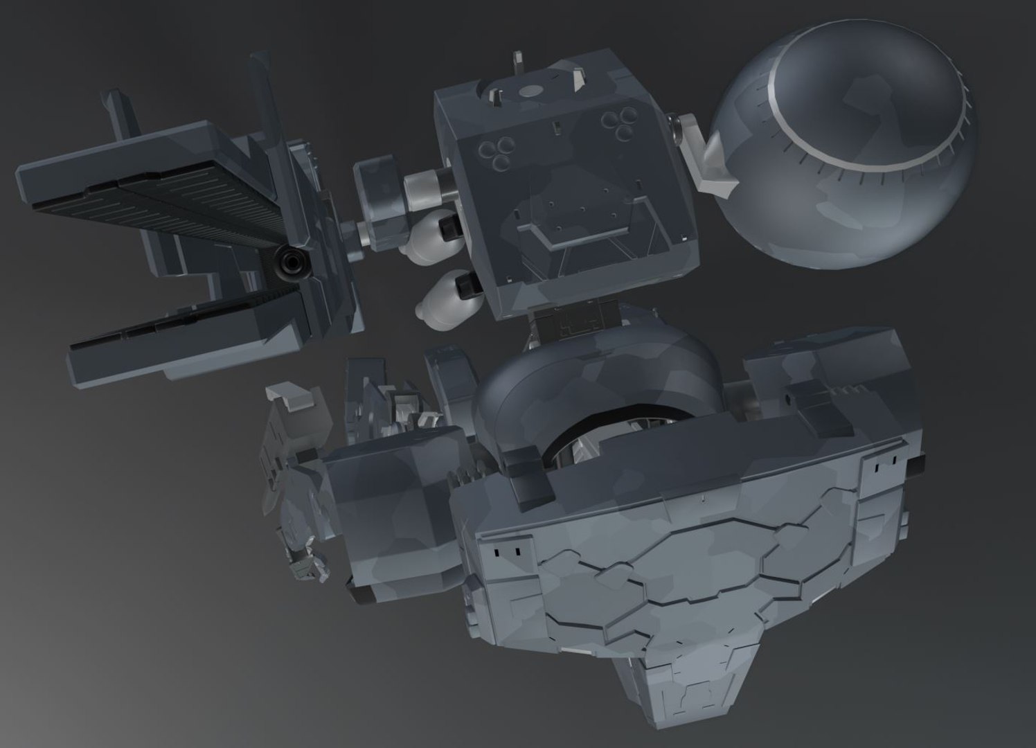 Blender Metal Gear Sahelanthropus Model TurboSquid 1610940