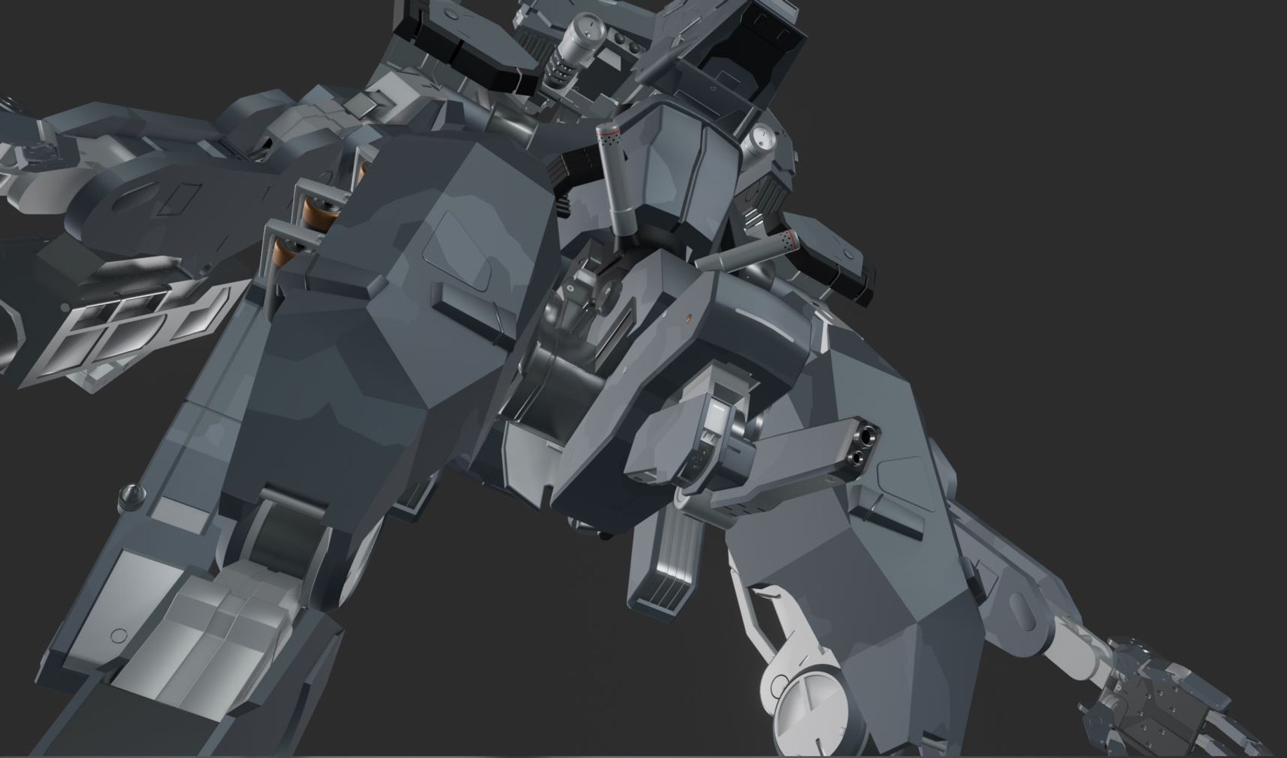 Blender Metal Gear Sahelanthropus Model TurboSquid 1610940