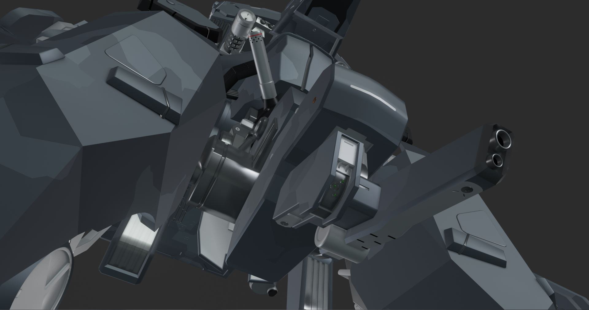 Blender Metal Gear Sahelanthropus Model TurboSquid 1610940