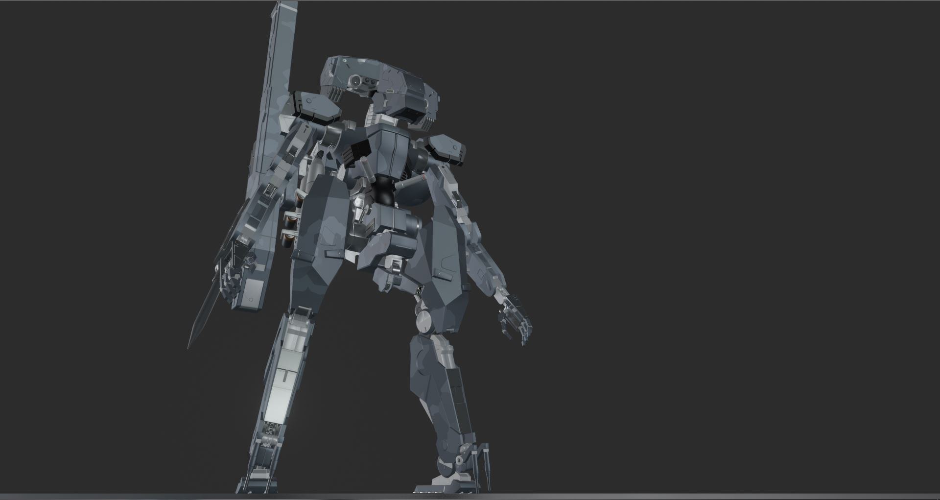 Blender Metal Gear Sahelanthropus Model TurboSquid 1610940