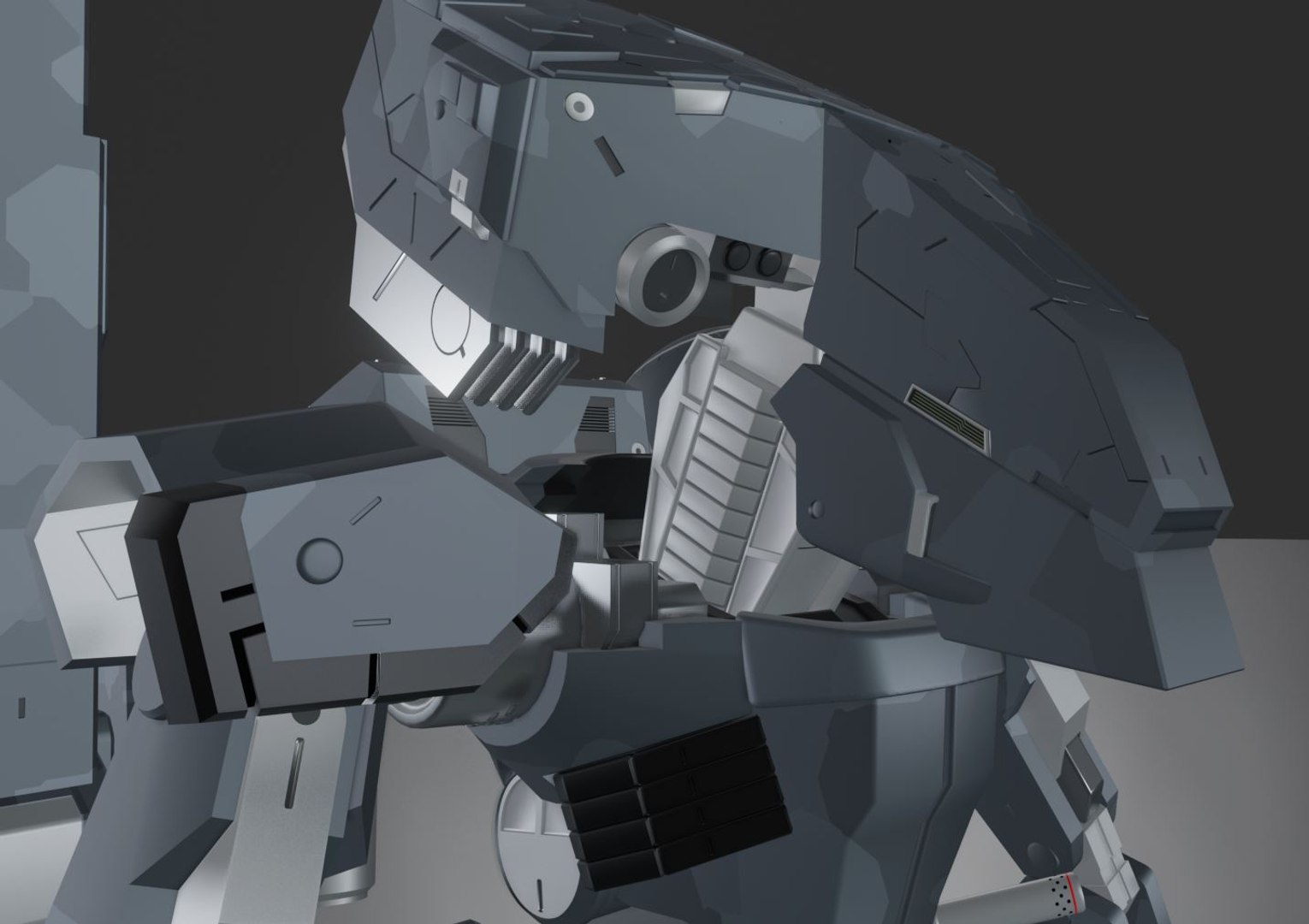 Blender Metal Gear Sahelanthropus Model TurboSquid 1610940