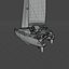 Lagoon 400 双体船 3D PBR 渲染