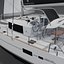 Lagoon 400 双体船 3D PBR 渲染
