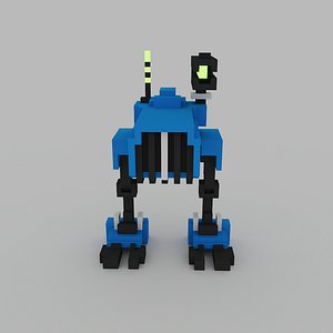 voxel robo - box theme 3D