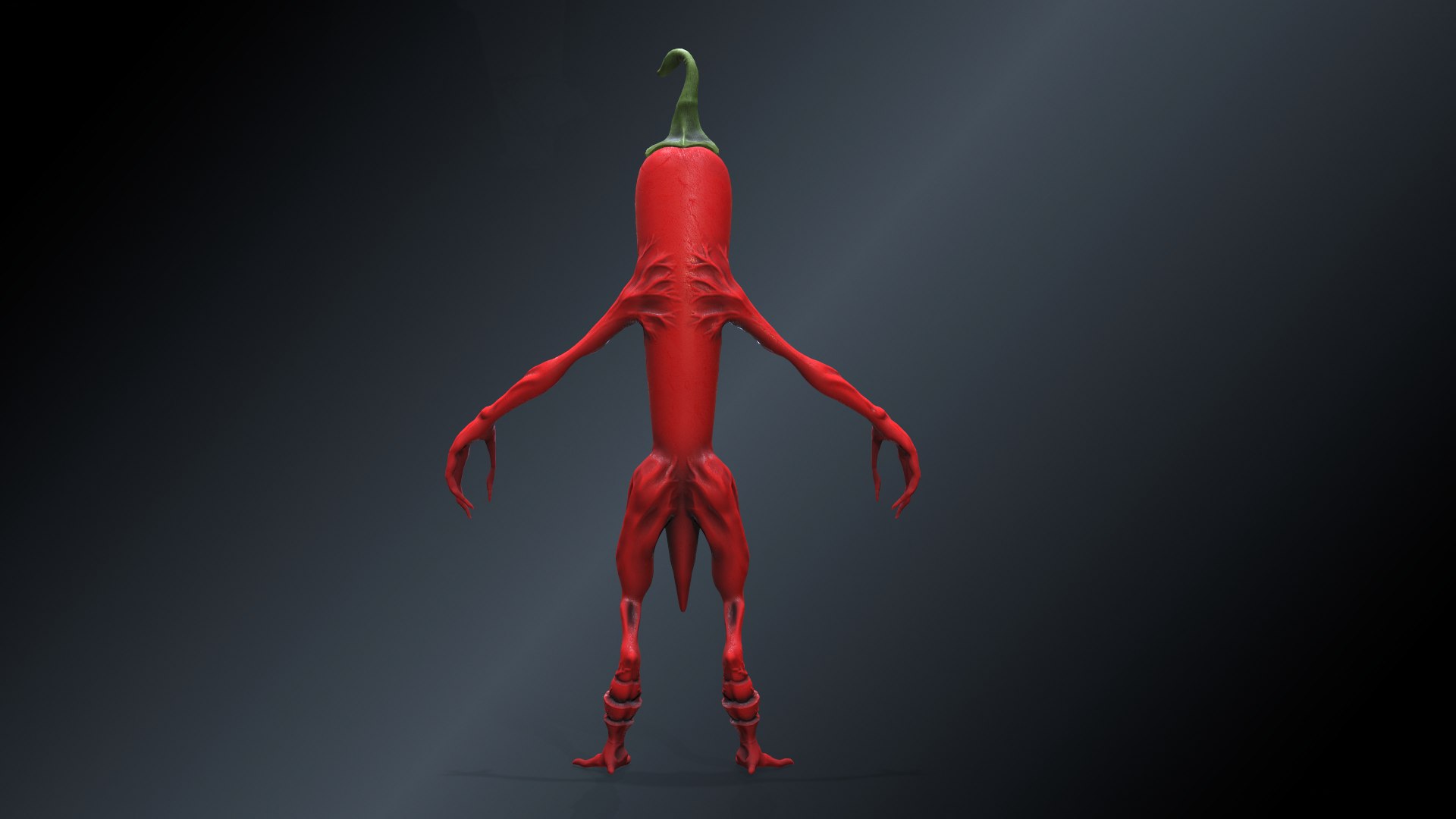 Pepper monster - Game Ready VR AR low-poly 3d model model - TurboSquid ...