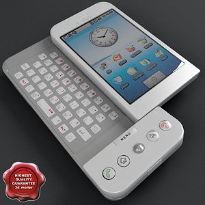 google phone t-mobile g1 3d model