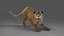 Fur Jaguar V2 Rigged  Animation in Blender - Unity