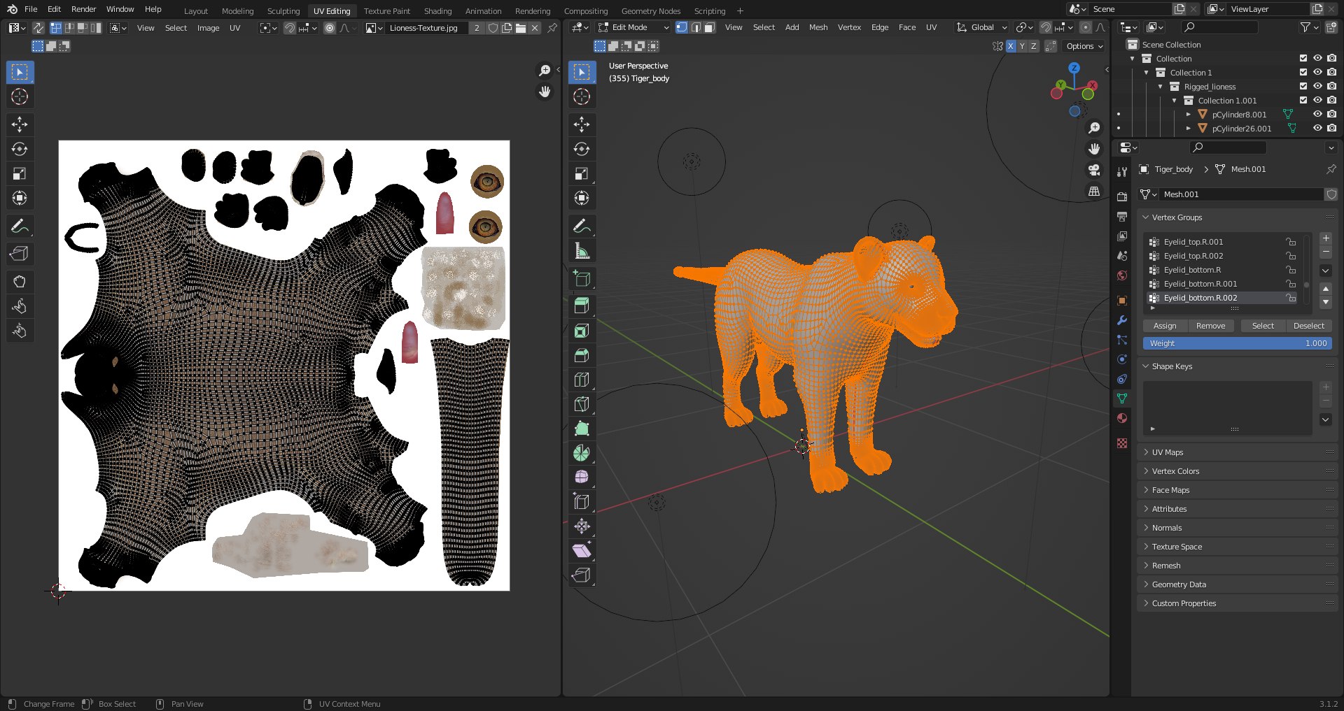 Fur Jaguar V2 Rigged  Animation in Blender - Unity model https://p.turbosquid.com/ts-thumb/hl/aAIVWw/mO/lioness7/png/1688566047/1920x1080/fit_q87/3c636b6d02c1f9a7d51d2b5c08866ca01ea60fe7/lioness7.jpg