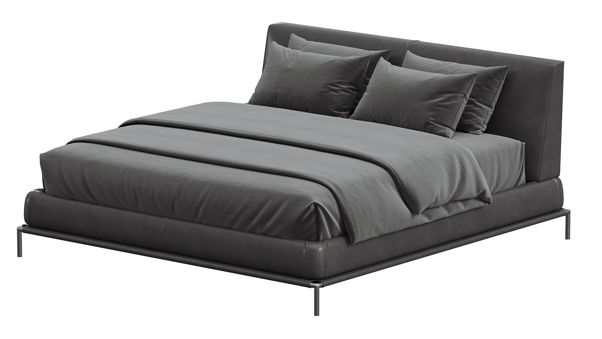 3D Icon Bed FLOU DESIGN CARLO COLOMBO - TurboSquid 2187267