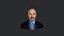 John Locke de Lost: busto realista listo modelo 3d