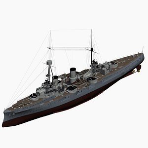 3dsmax armored cruiser bluecher imperial