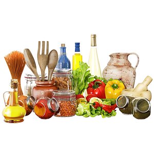 Kitchen food set 01