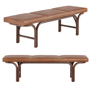 3D model 202 bench Joaquim Belsa by Expormim