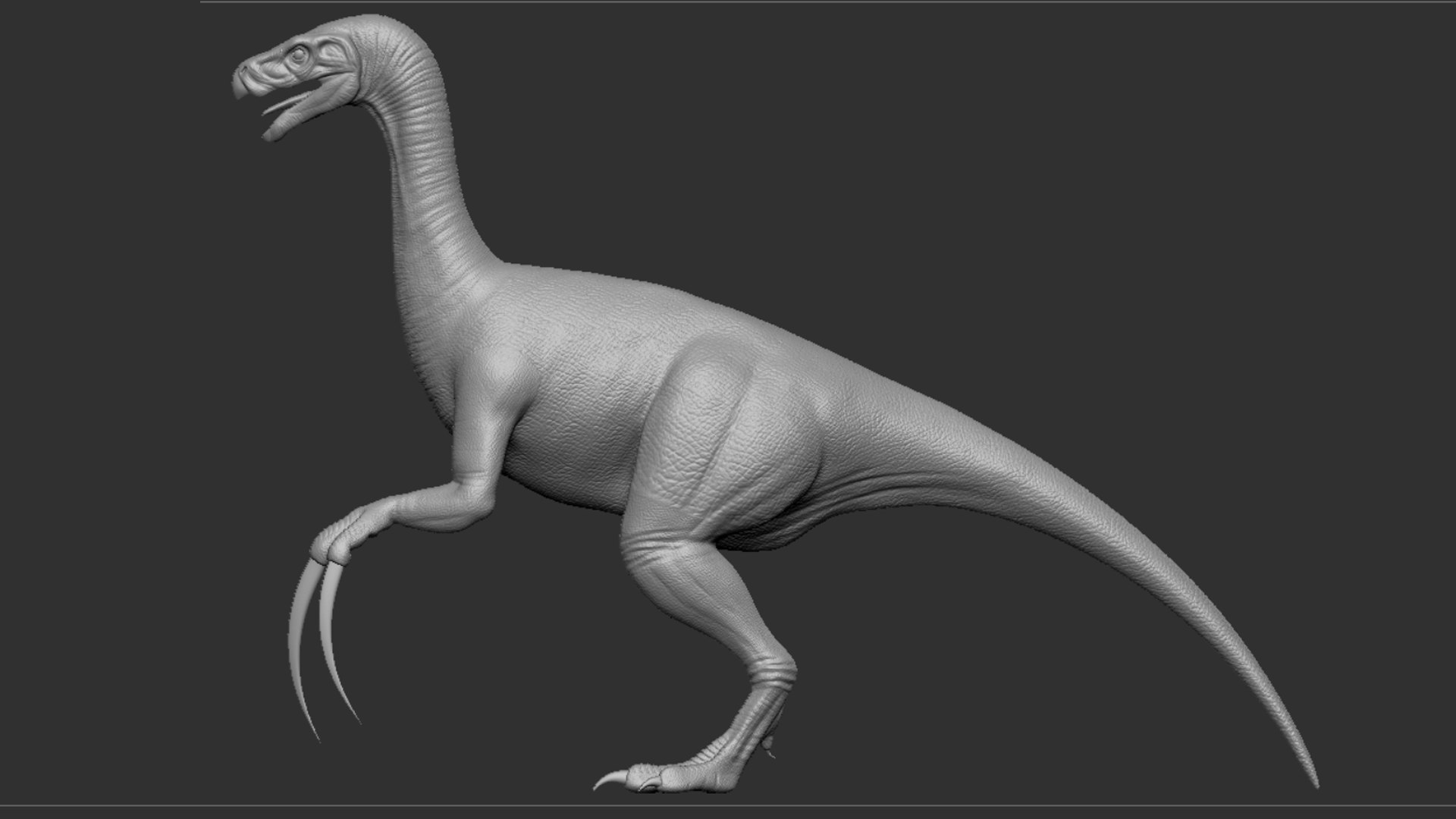 3D Therizinosaurus Sculpted - TurboSquid 2096534