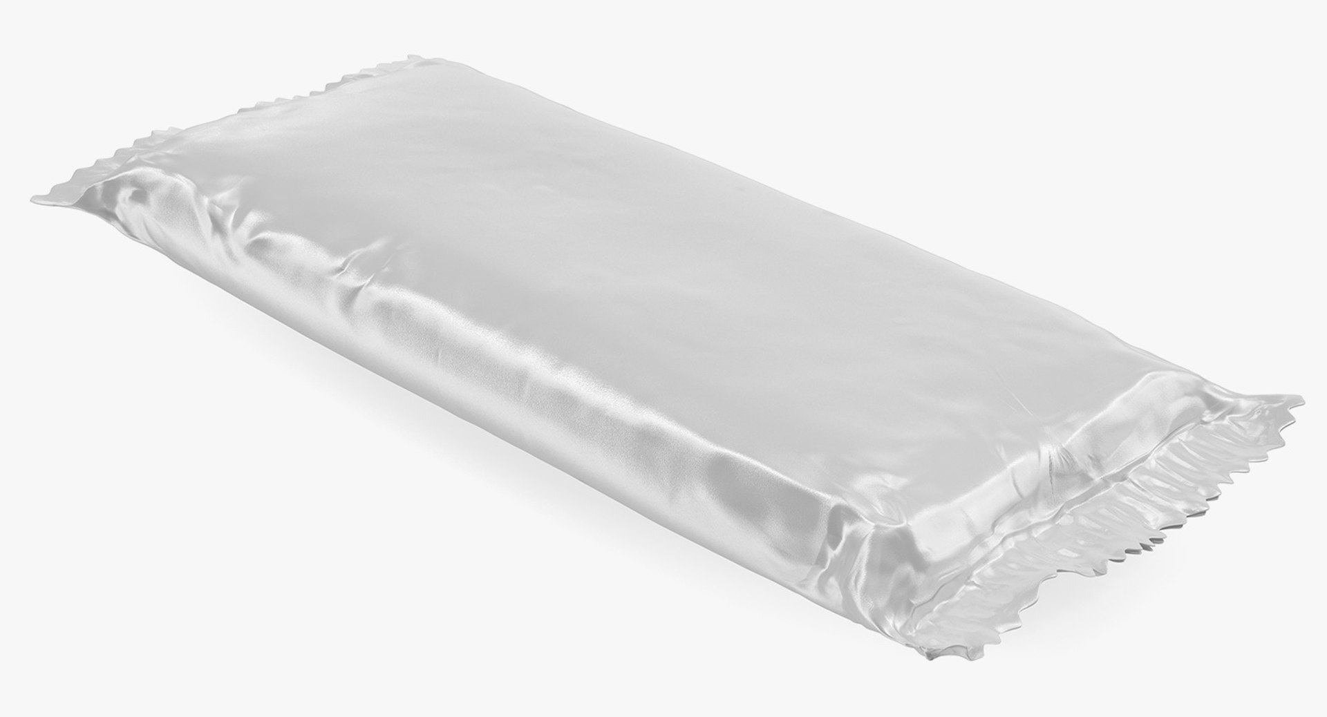 Big White Papper Chocolate Bar 3D model preview