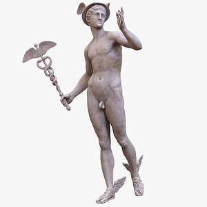3D Hermes Statue model