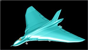 Avro Vulcan Mk II Solid Assembly Model