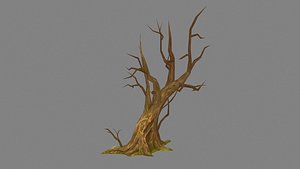 A dead tree - decayed tree - withered tree 3D model