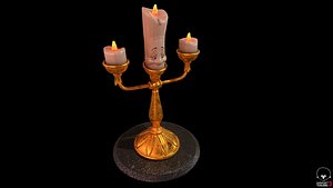 3D housewares decor candle