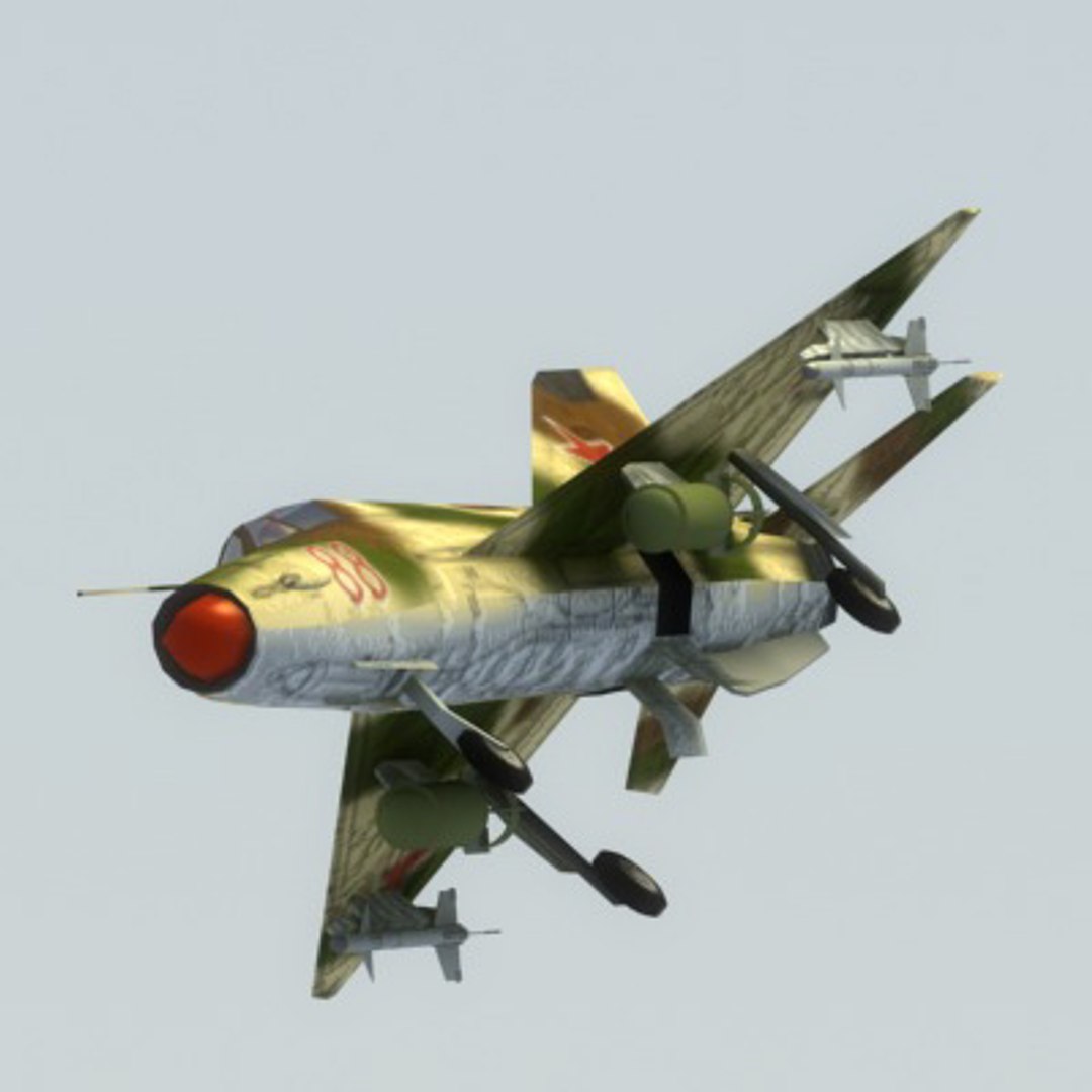 3d Soviet Fishbed Model