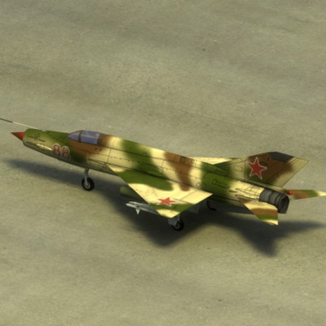 3d Soviet Fishbed Model