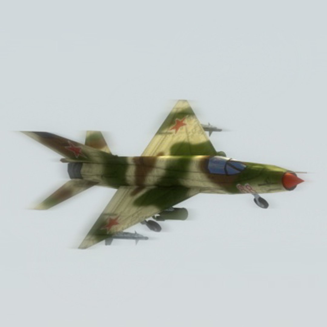 3d Soviet Fishbed Model