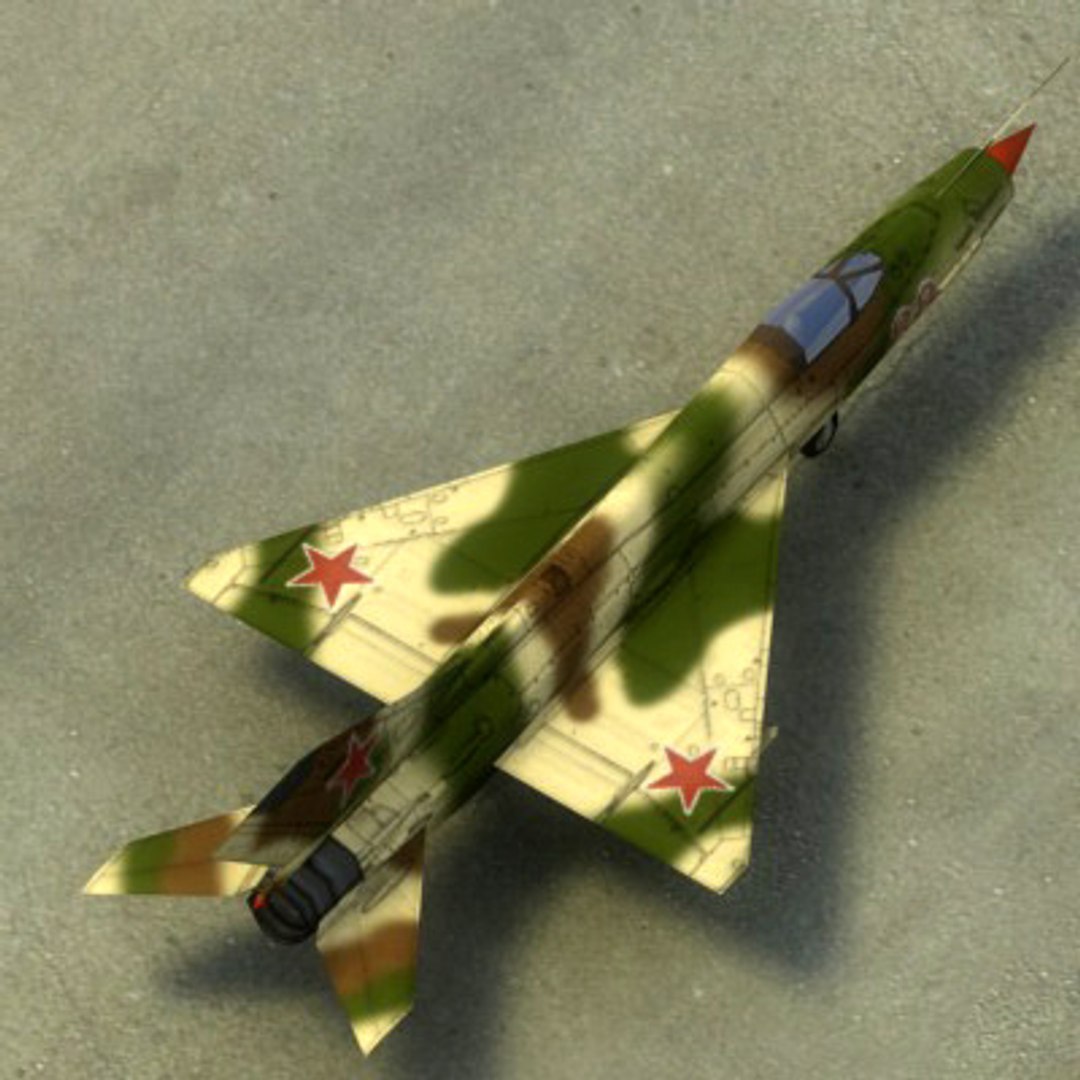 3d Soviet Fishbed Model