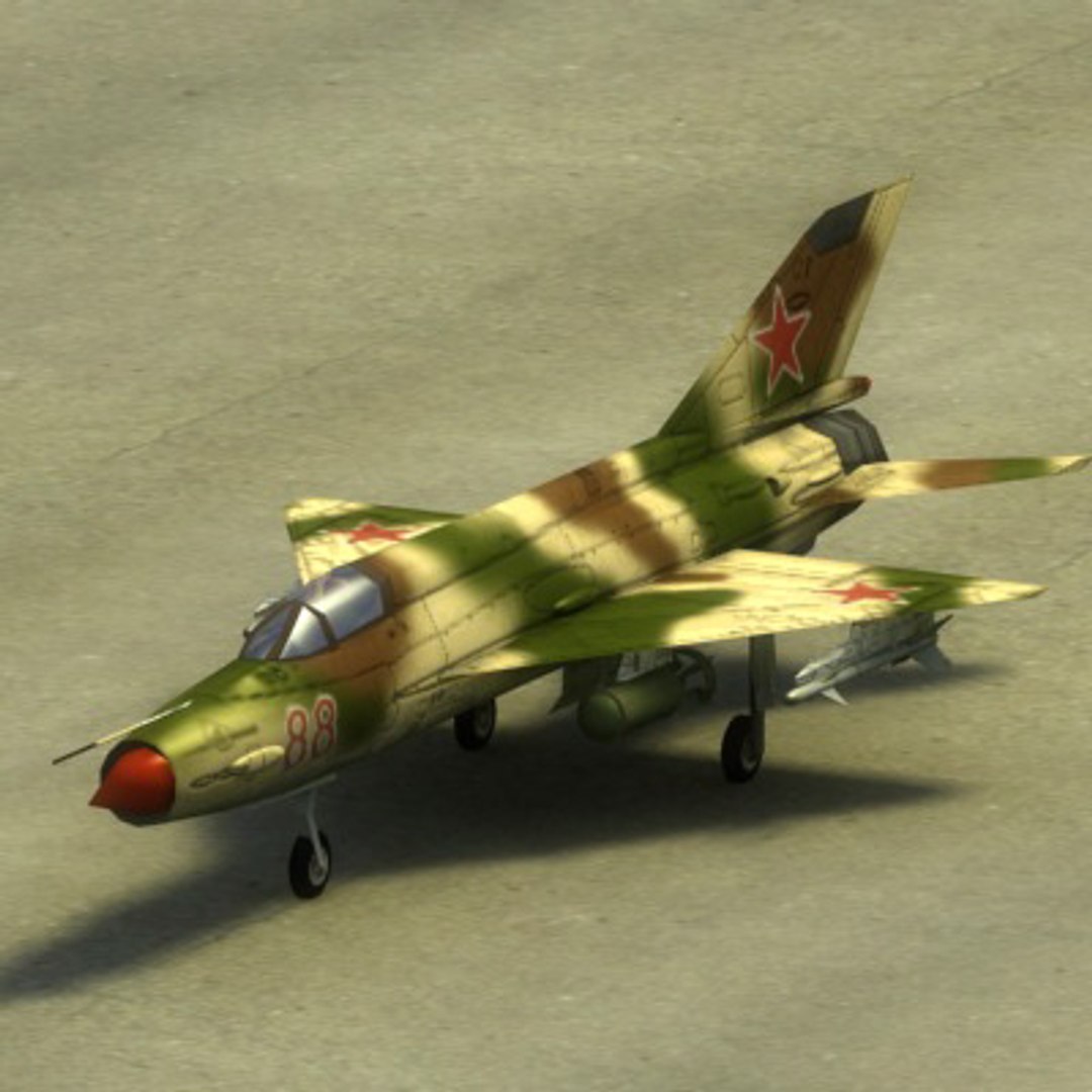 3d Soviet Fishbed Model