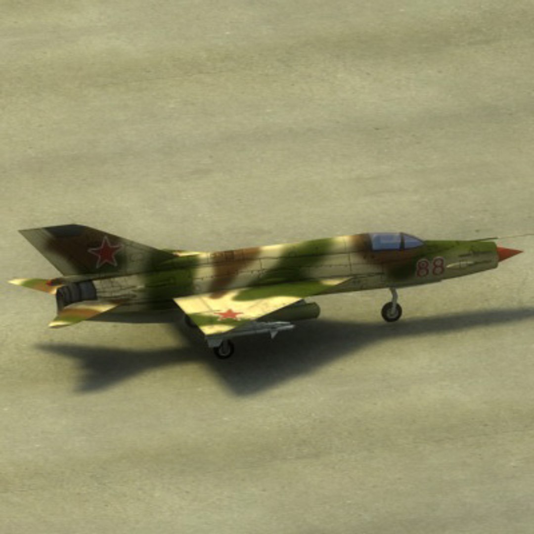 3d Soviet Fishbed Model