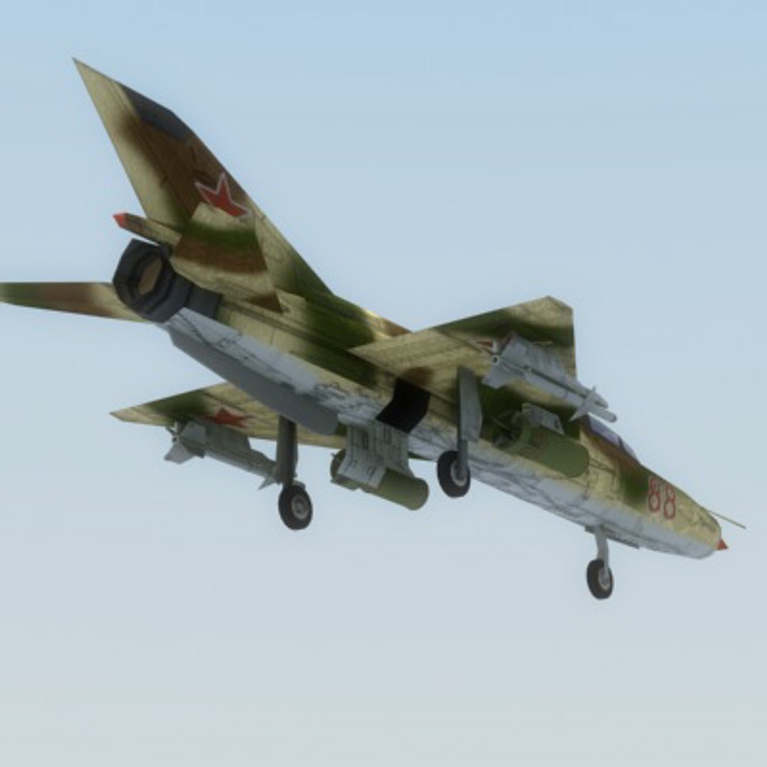 3d Soviet Fishbed Model