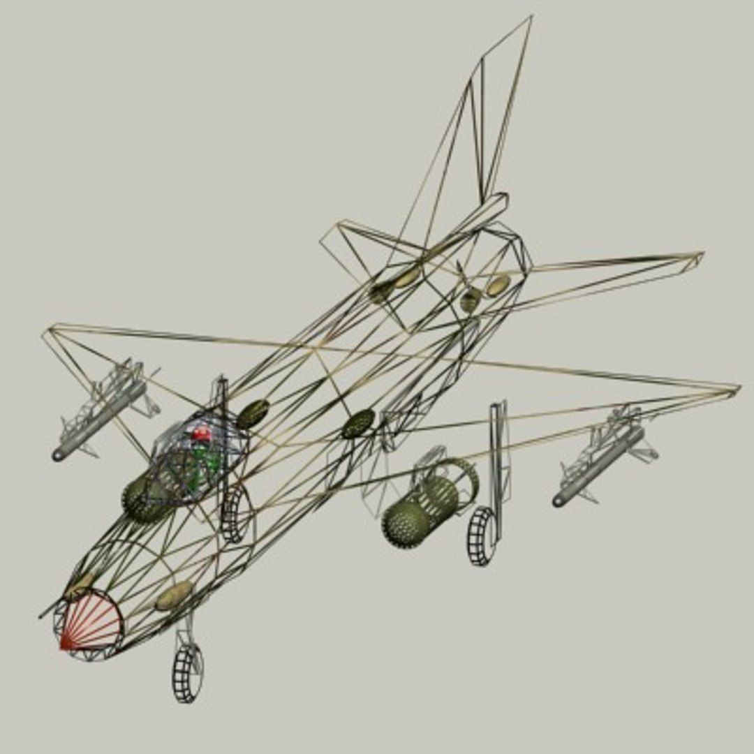 3d Soviet Fishbed Model